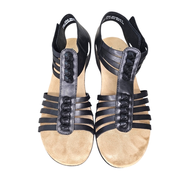 Yuu Handey Wedge Sandal Low HeelWomen's Size 9.5 - Picture 1 of 9
